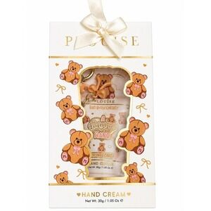 PLouise A Helping Hand Coconut Cake Hand Cream 30g Teddy Bear Gift Set New